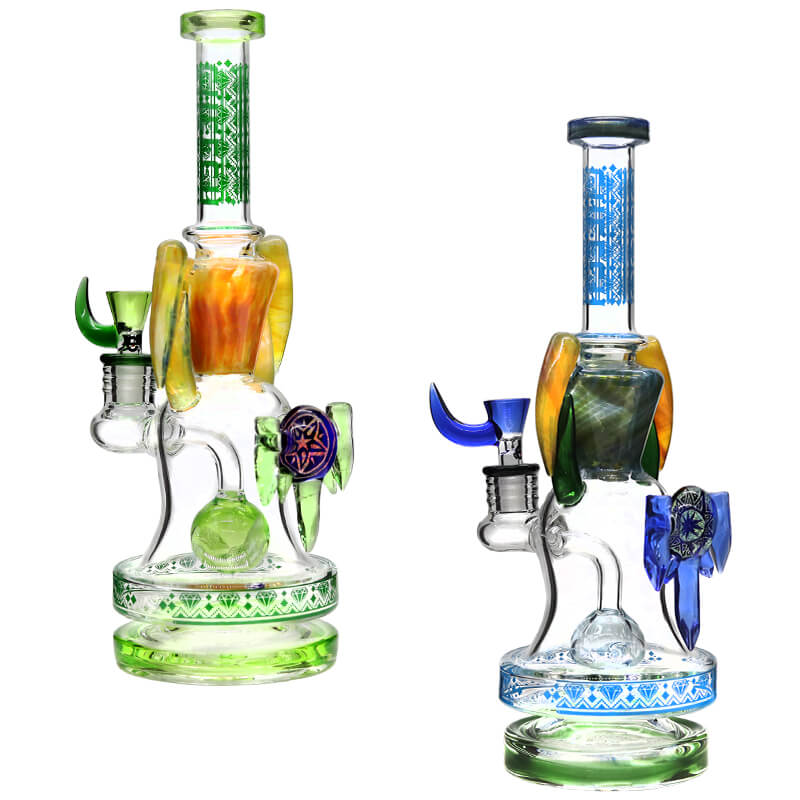 Cheech Hail Sparta Straight Waterpipe (CHE-238) | 11 inch | Assorted Colors product image